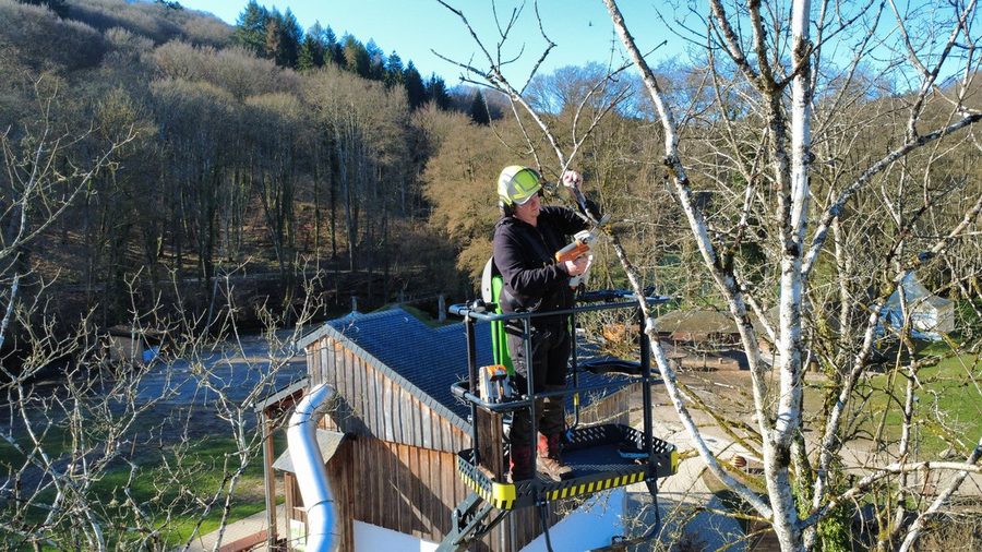 Arbeit aus dem Korb